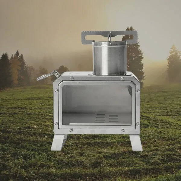 camping wood heater
