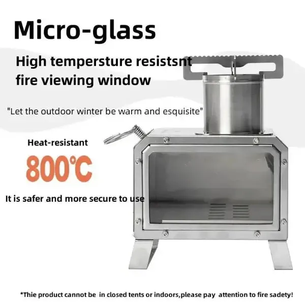 camping wood heater