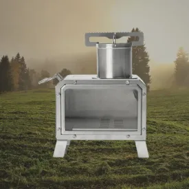 camping wood heater