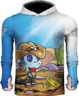 Cowboy Blue Monkey Hoodie