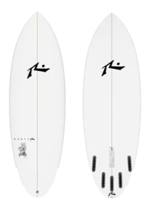 Dwart 5'7" x 20.37 X 2.57 - 33.00L, Double Wing Round, 5x  Futures Fin Boxes, PU - ID:926397