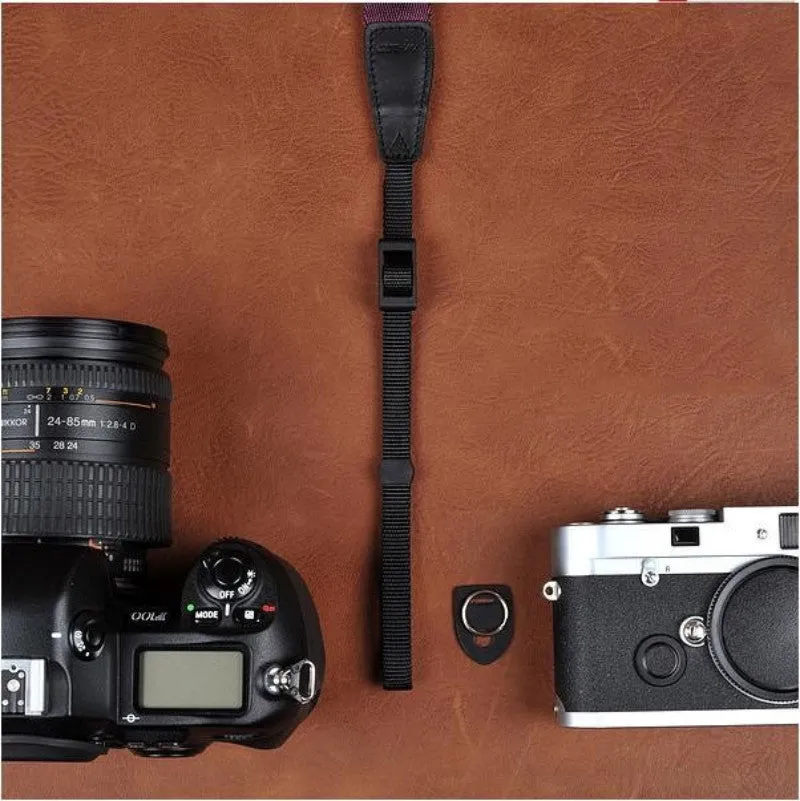 Embroidered Style DSLR Moire patterns  Canon Handmade Leather Camera Strap 8485
