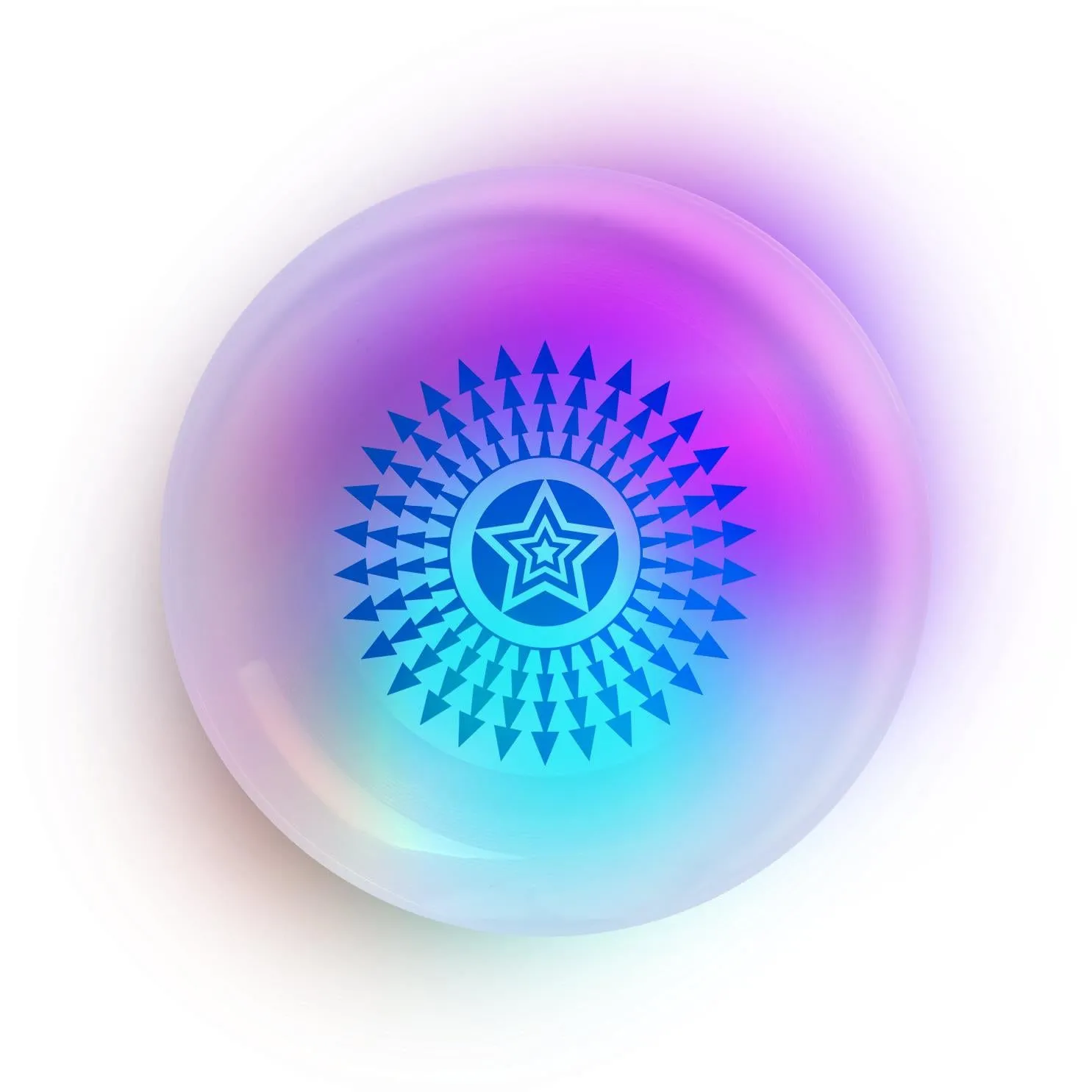 Flea Market LED Flashing Frisbee