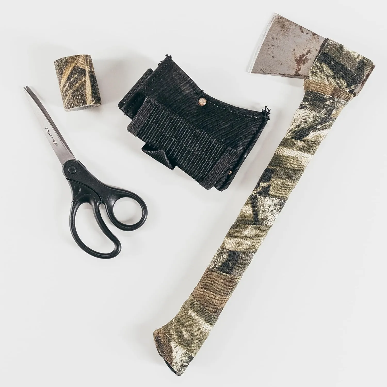 GEAR AID Camo Form Self-Cling and Reusable Fabric Camouflage Wrap, Adds Grip and Shield Hands from Hot or Cold Surfaces to Protect You and Your Equipment, Desert Digital, 2 x 144 Roll, 2 Pack
