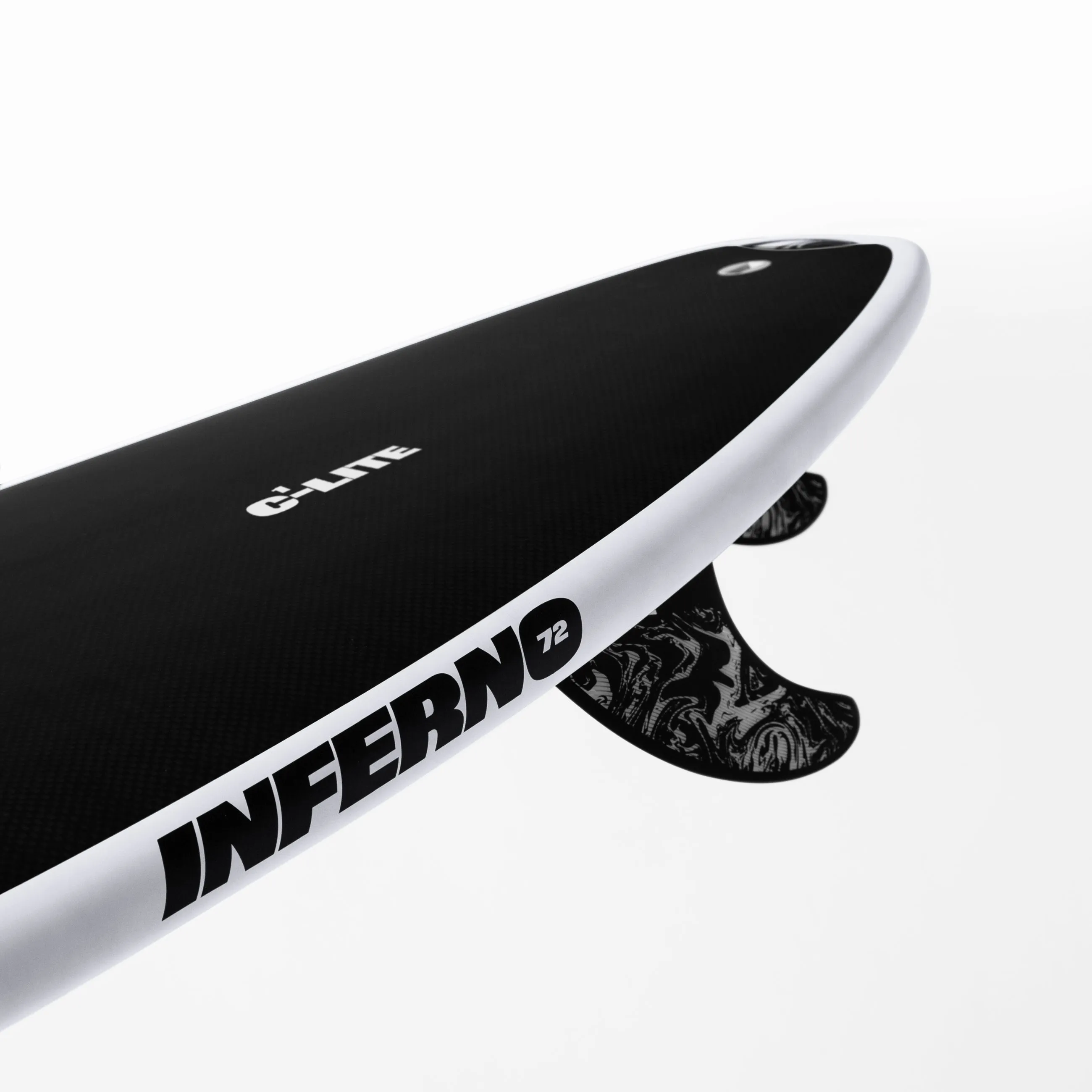 INFERNO 72 (C1 LITE) 6'4" x 20.62 X 2.75 - 36.70L, Squash, 3x  FCS 2 Fin Boxes, C1 - ID:929617
