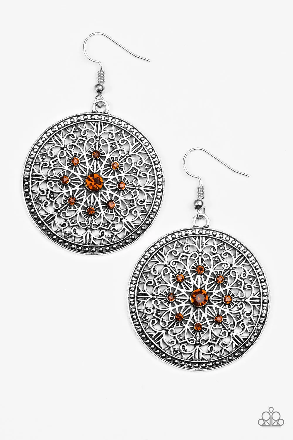 Paparazzi Catch A Chill Brown Fishhook Earrings - P5WH-BNXX-085XX