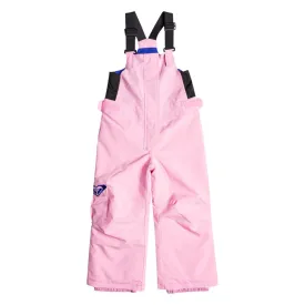 Roxy Lola Girls Ski Bib Pants - Pink Frosting 1-2 yrs only