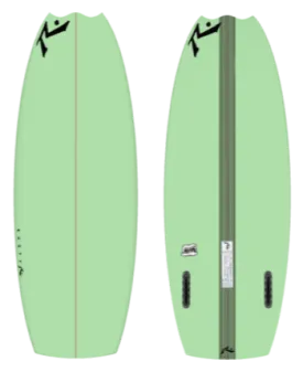 Snaggle Tooth 2.0 5'0" x 20.25 X 2.03 - 27.20L, Squash, 2x  Futures Fin Boxes, EPS - ID:926302