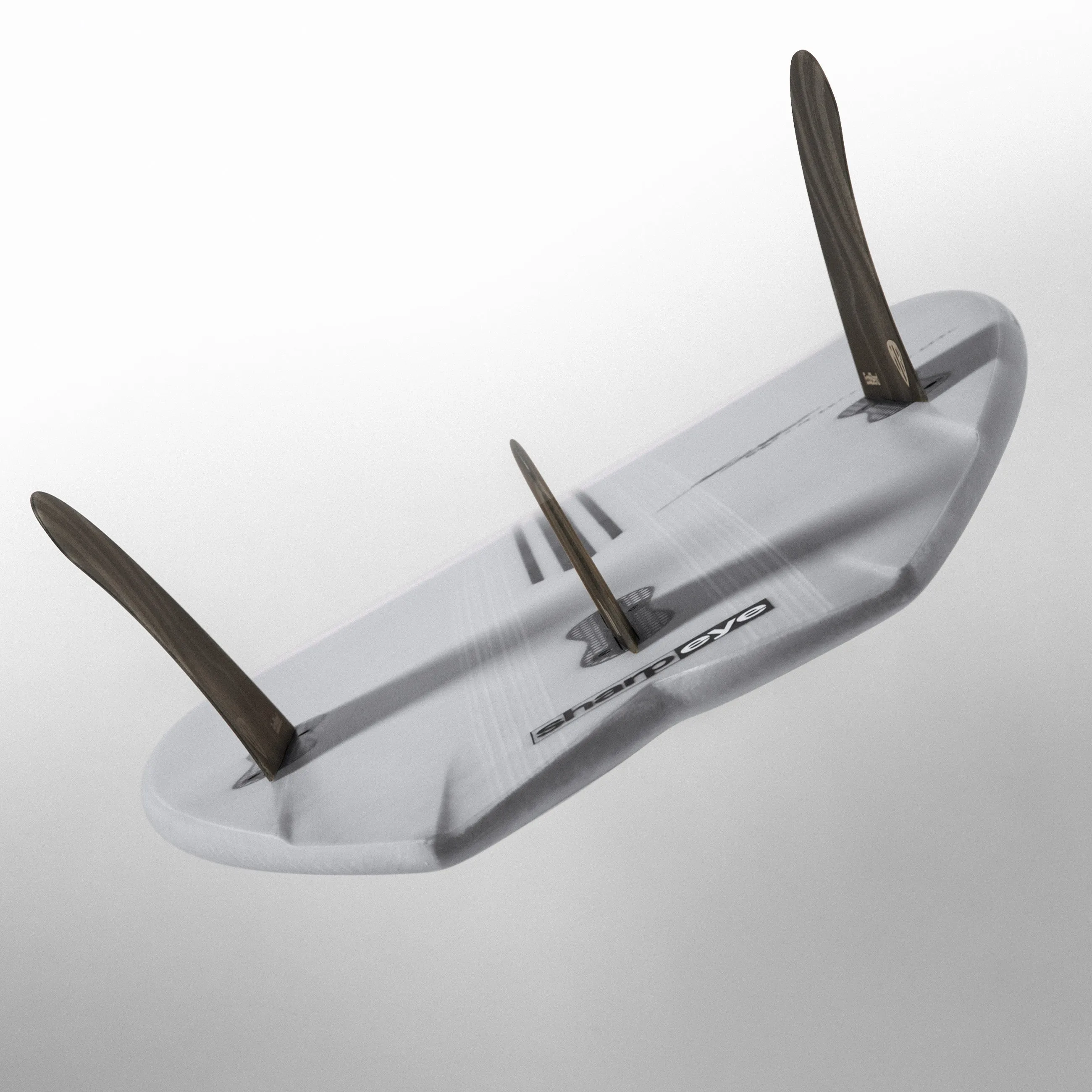 TWIN TURBO (E3 LITE) 5'8" x 19.63 X 2.5 - 30.00L, Swallow, 3x  FCS 2 Fin Boxes, Epoxy E3 - ID:875751