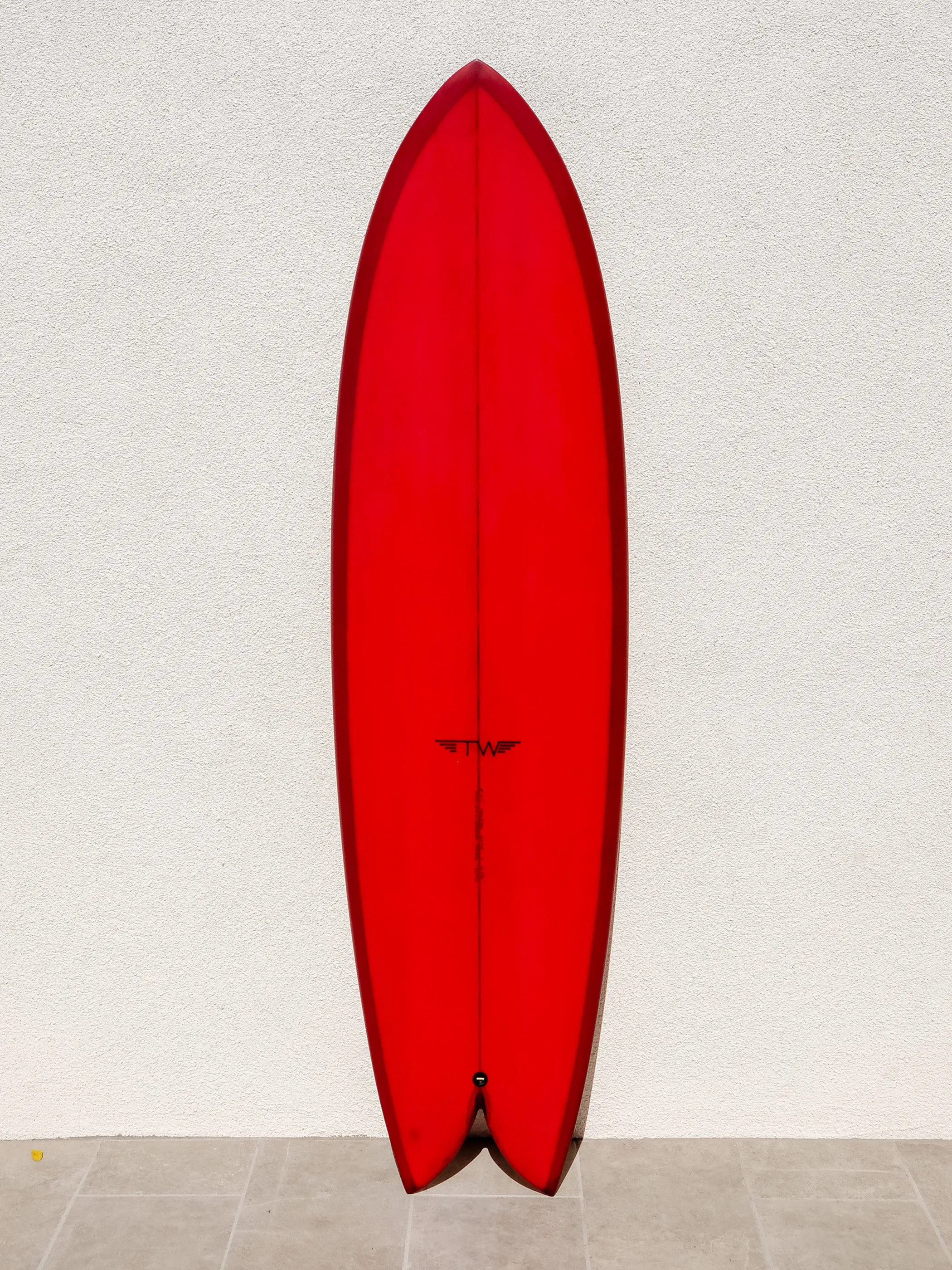 Tyler Warren | Big Fish Twin Fin 6’8" Maroon Surfboard